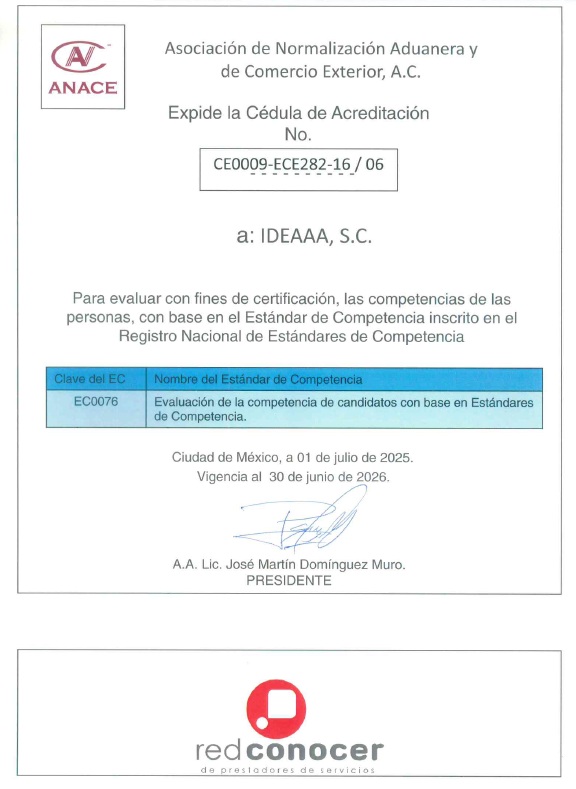 AUTORIZACION DE ACREDITACION EC0076